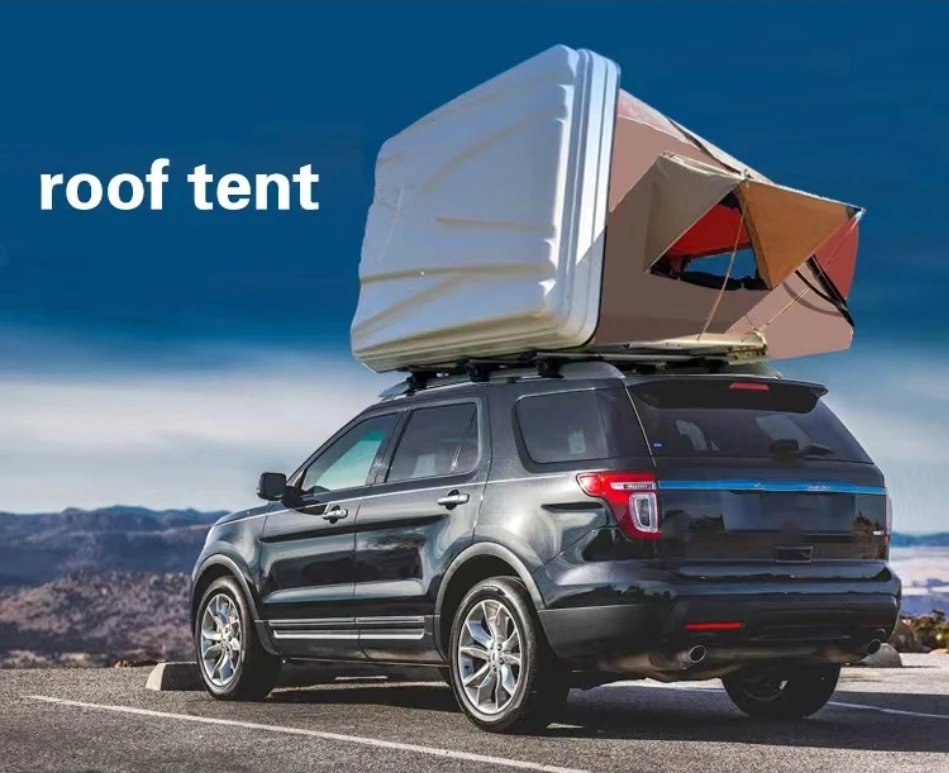Outdoor tent awning for car roof top folding tent box travel automatic pop up car tent