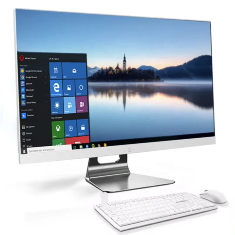 32 дюймов Core I7 I9 изогнутый экран геймер бизнес-офисные ноутбуки все в одном игровой ПК настольный компьютер