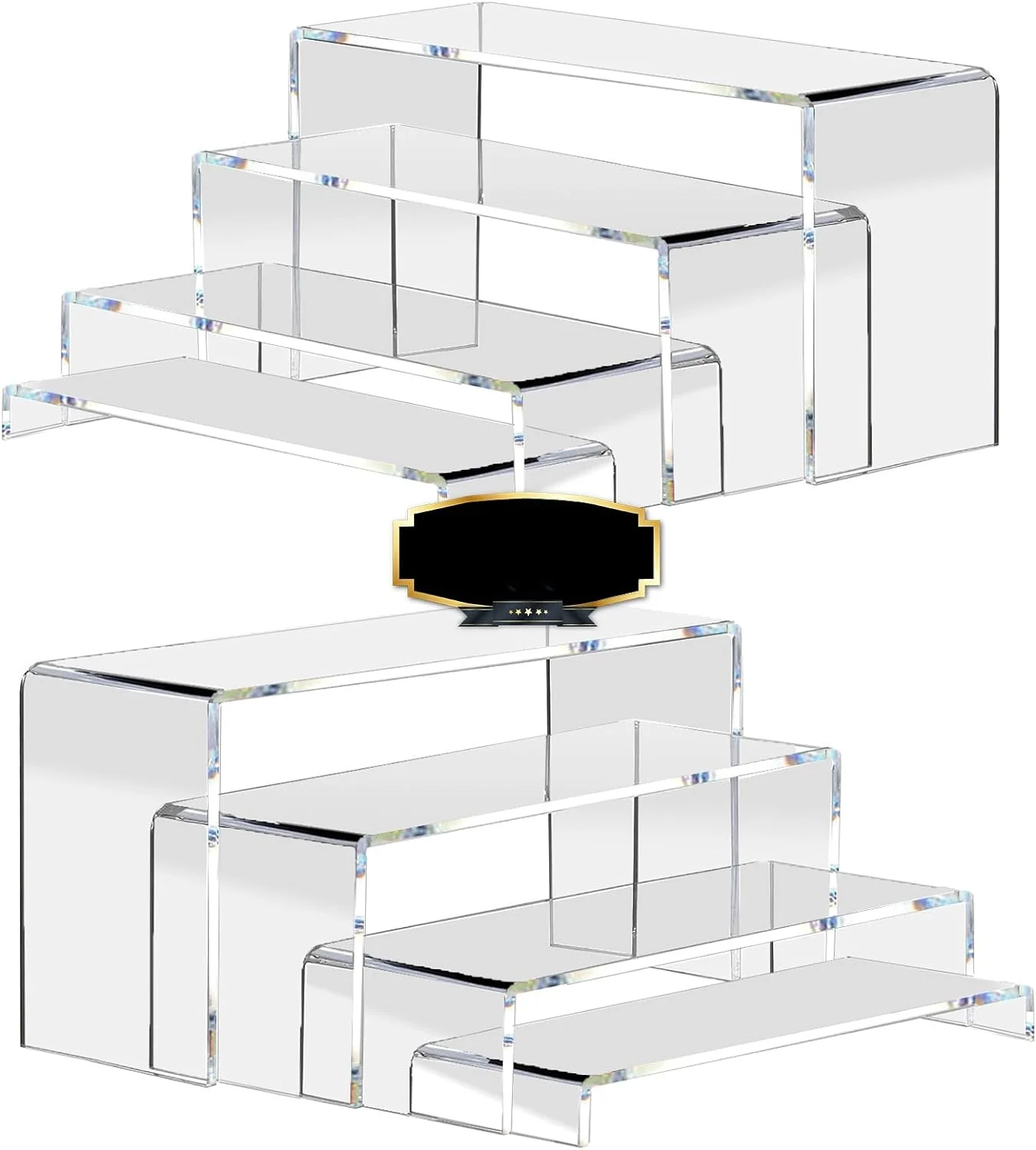 Прозрачная акриловая подставка для витрины для демонстрации продуктов питания, ювелирных изделий, моделей, кексов, предметов коллекционирования