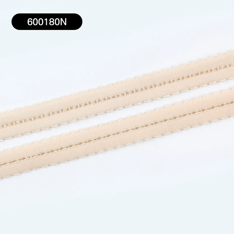 Factory supply custom 12mm fashionable bra elastic strap mesh shoulder band