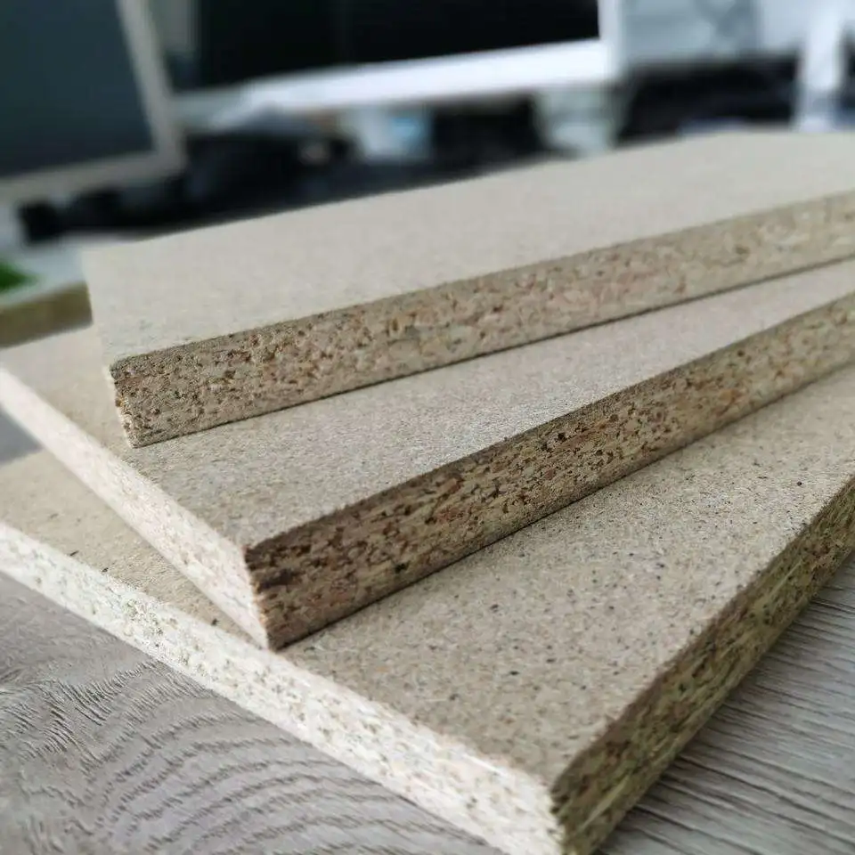 High Quality E0 E1 Grade Particleboard Melamine Ecological Board Eco-friendly OSB Laminated Particle Board Chipboard