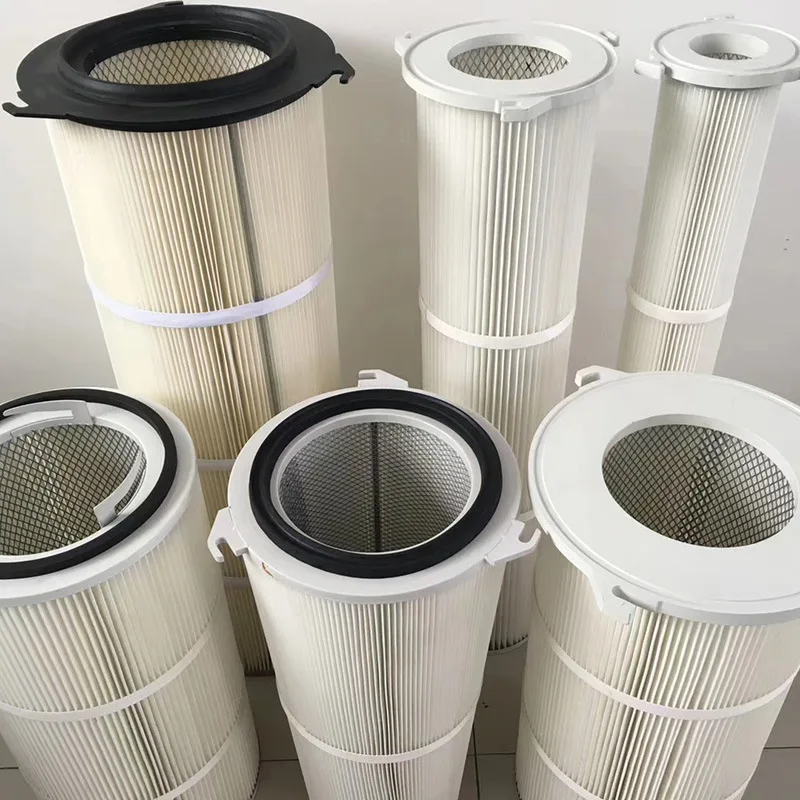 Cartridge Filters Flame Retardant Coated Polyester Fiber Filter Air Filter Cartridge