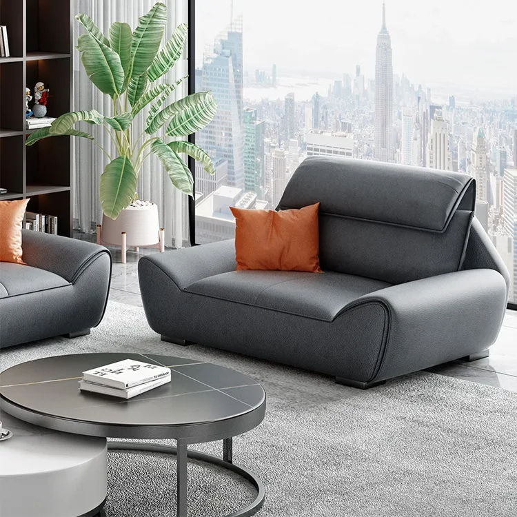 ORK Leather Sofa Set Living Room Office Sofas Modern Furniture Set With Declinable Modular Sofa and Couch
