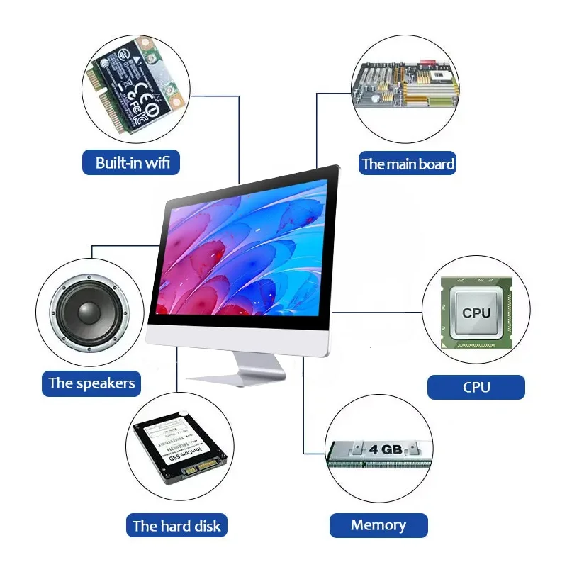 Touch Screen For All In One Computer Entertaining 144 Hz High Refreshing Rate business Machine Monitor Industrial Study IT AIO