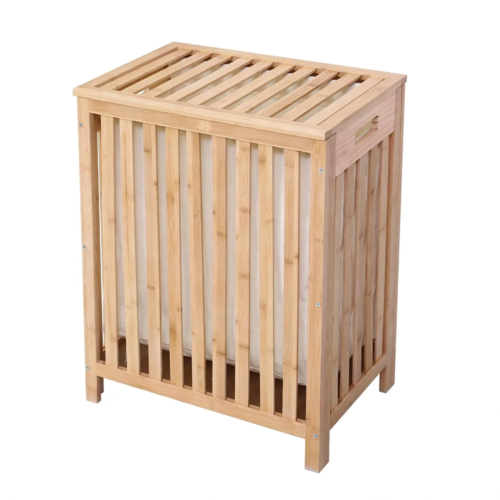 Beipin Eco friendly Bamboo Product Clothes Toys Books  Household Storage Basket Shelf Bathroom Storage Shelf (1600471513772)