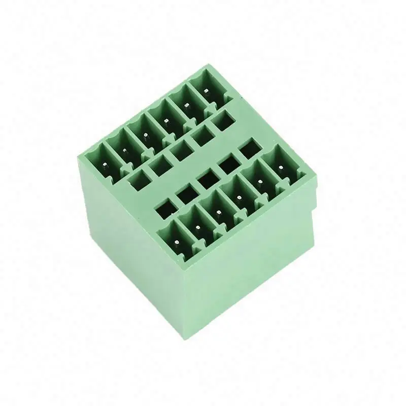 PA66 UL94V-0 frame plug-in terminal block brass modular 350/381MM Pitch terminal block