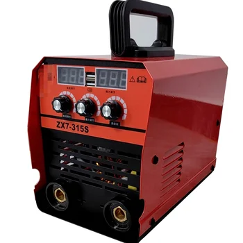 Портативные миниатюрные многофонные дуговые сварочные аппараты MMA Arc ZX7 SMAW 250 двойное напряжение 220 В/380 В двойной дисплей USB порт