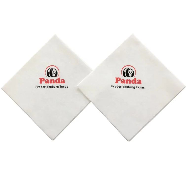 40*40cm 1/4 Fold Popular Napkins Paper Linen Feel Custom Napkins With Logo Airlaid Paper Restaurant Napkins