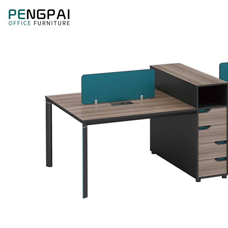 PENGPAI четыре человека перегородка открытая офисная компьютерная рабочая станция стол для персонала Рабочий