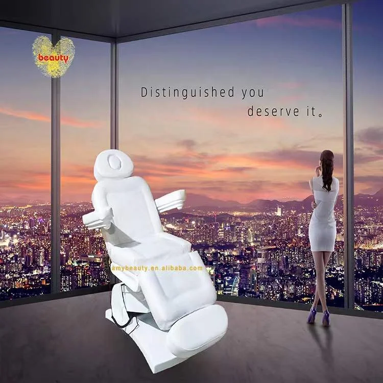 Goog quality Spa salon equipment Electric lift treatment bed Tattoo chair beauty facial bed for massage 3 motors