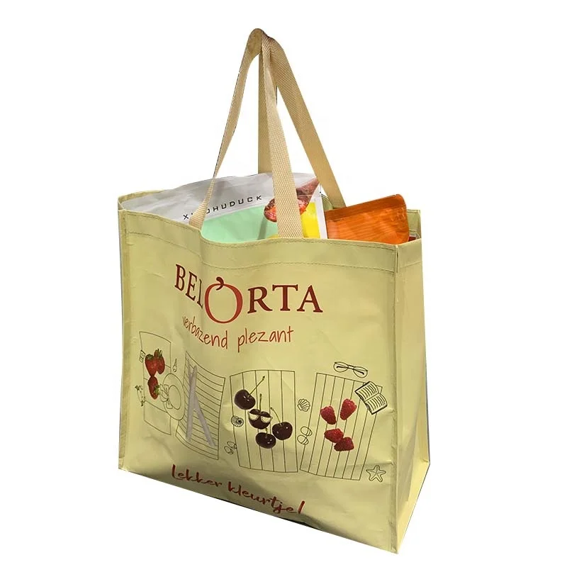 China Supplier Custom LOGO Printed Extra Large Supermarket Shopping Bag