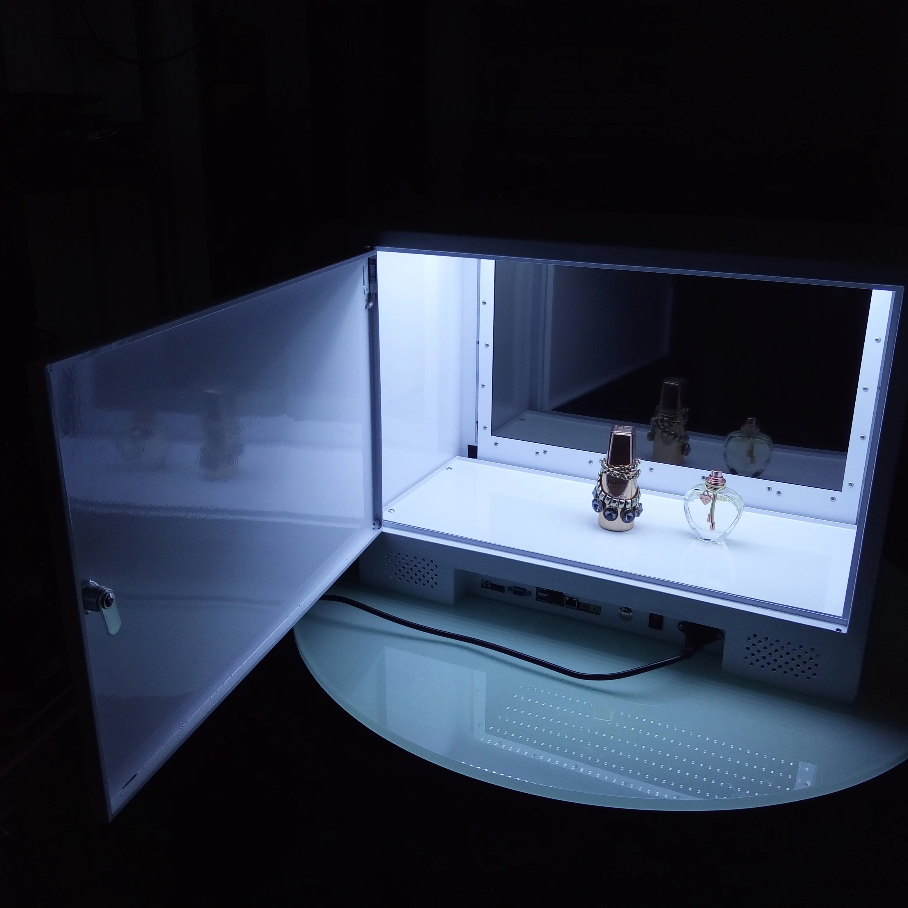 Hot Metal Case 10 inch 1024*600 Transparent LCD/LED AD Display 10' Advertising Player Display