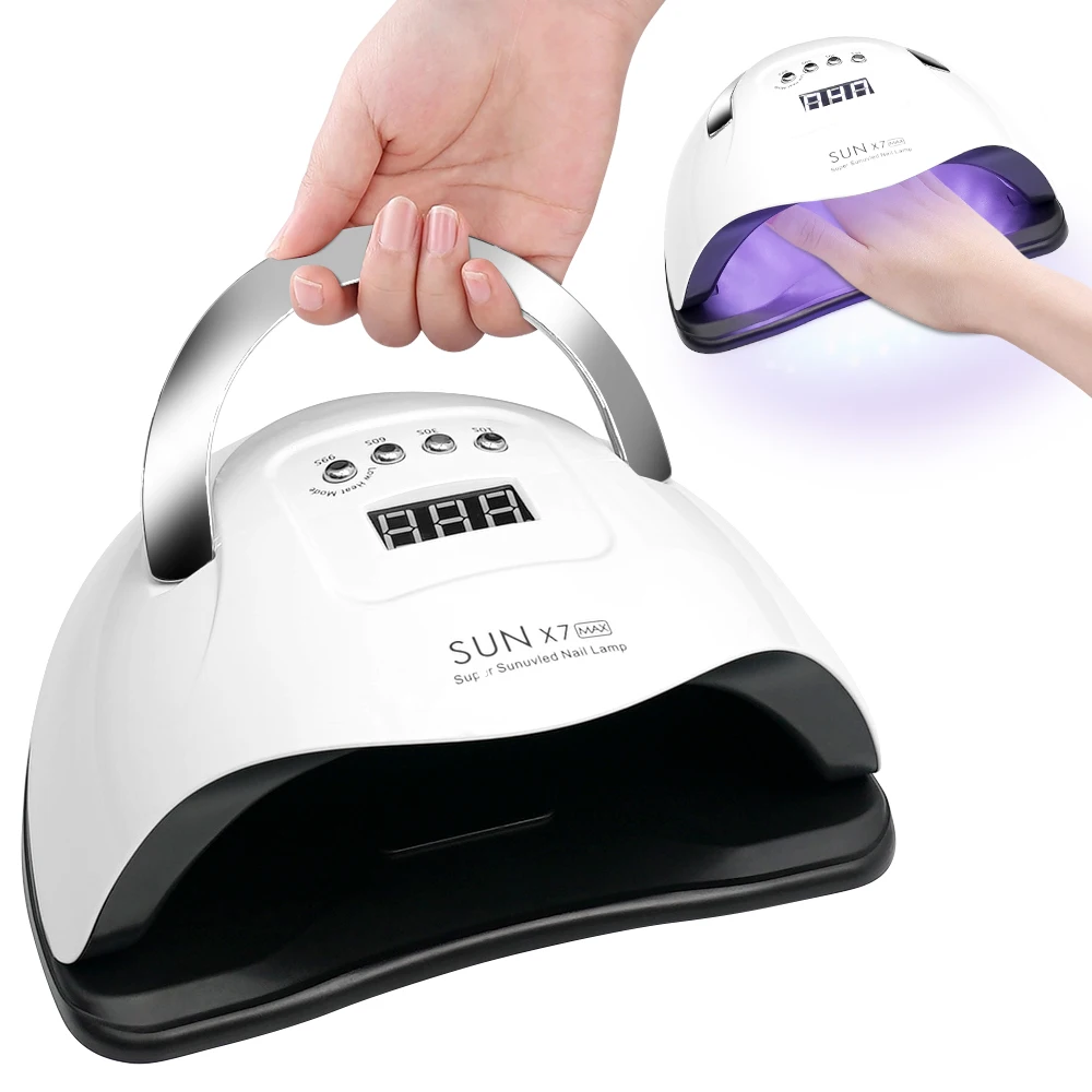 Хит продаж, профессиональная настольная светодиодная Сушилка для ногтей Sun X7 MAX, набор для ногтей с УФ-лампой