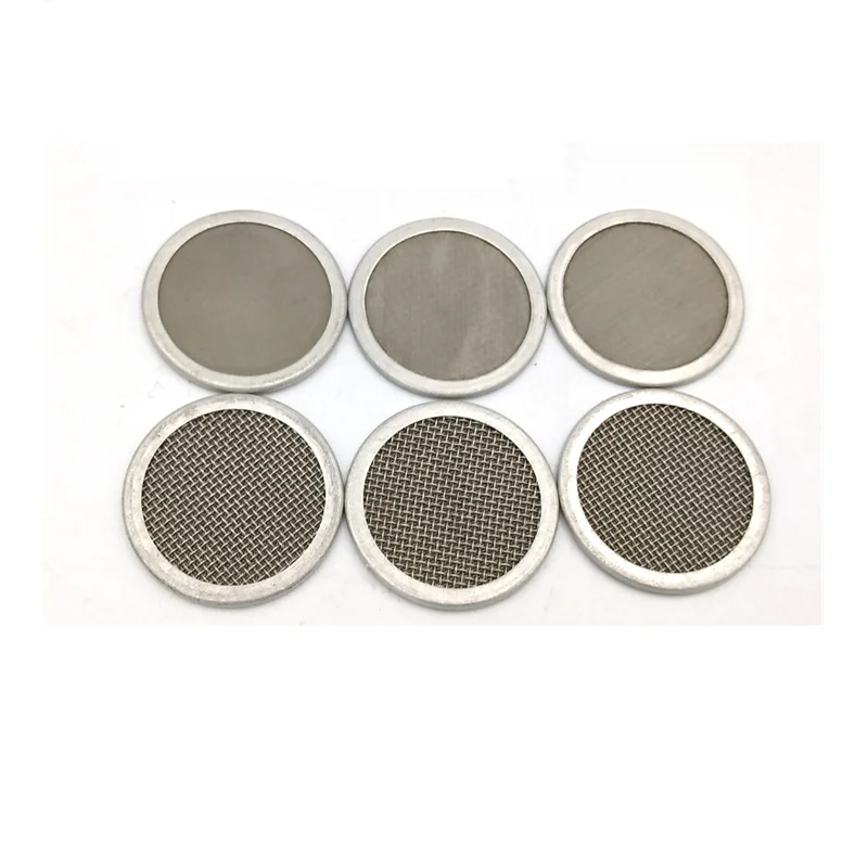 high standard air filter marginate water proof Round stainless steel filter discs