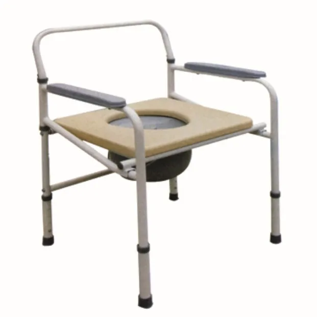 
Medical aluminum frame Patient toilet chair 