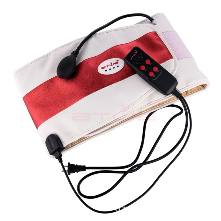 Far infrared Vibration slimming massage belt waist massage belt heating waistband with airbag for weight loss