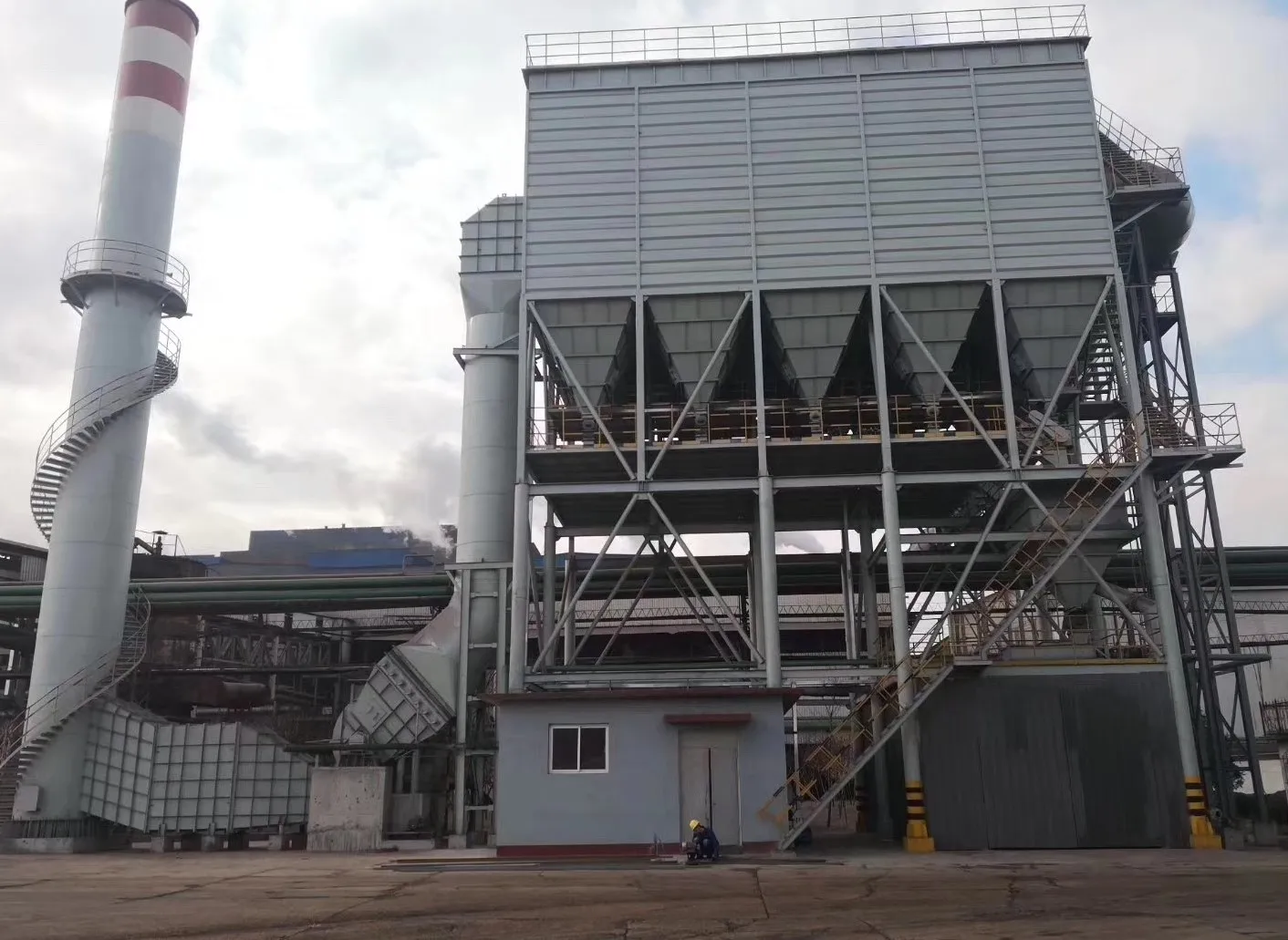 Industrial dust collector Large-scale environmental protection equipment project use for iron and steel plant induction furnace