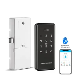 TTlock App Keyless Digital Access Control Keypad Remote Unlock Cabinet Lock Drawer Sauna Electronic Lock for Lockers