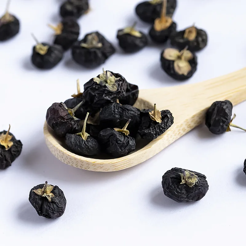 Good quality extract black wolfberry fruit wild medicine lycium fruit dried black wolfberry