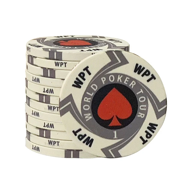 Высококачественный WPT Керамический чип для покера чистый Техасский профессиональный казино Европейский круглый поставщик монет азартных