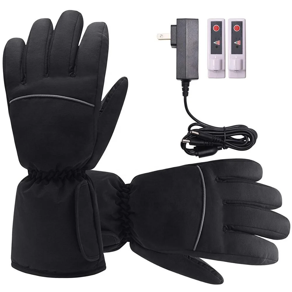 Portable Customize Touch Screen Heated Gloves Thermal Cotton Gloves with Rechargeable Electric Battery Pack