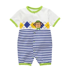 Factory Price Baby Summer Clothes Sets Baby Rompers Custom Print Clothes Baby Girl