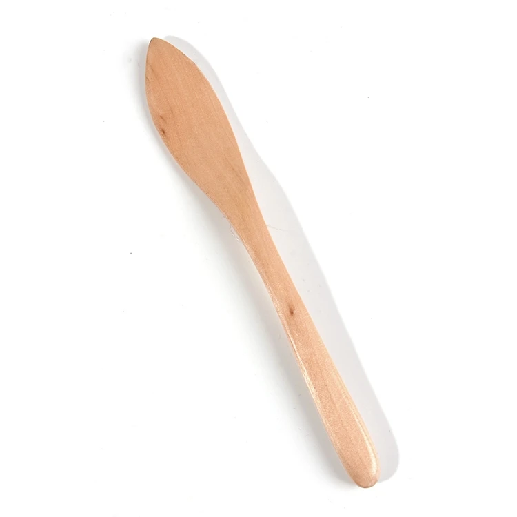 
Handmade Environmental Protection Small Butter Knife Safety Against Accidental Injury Wood Dinner Knife 