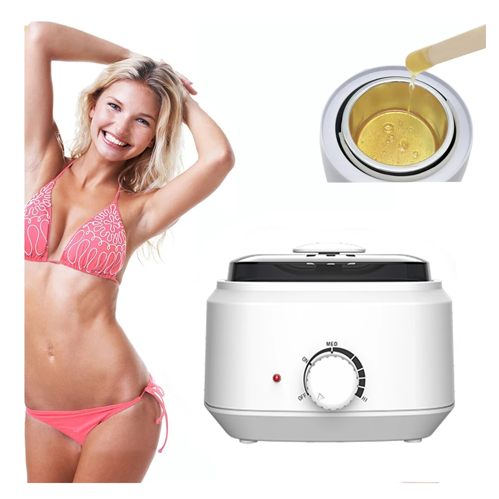 Easy Operate Wax Warmer Portable Wax Pot Heater Melting Sugar/paraffin/hard Wax Epilator Machine For Hair Removal