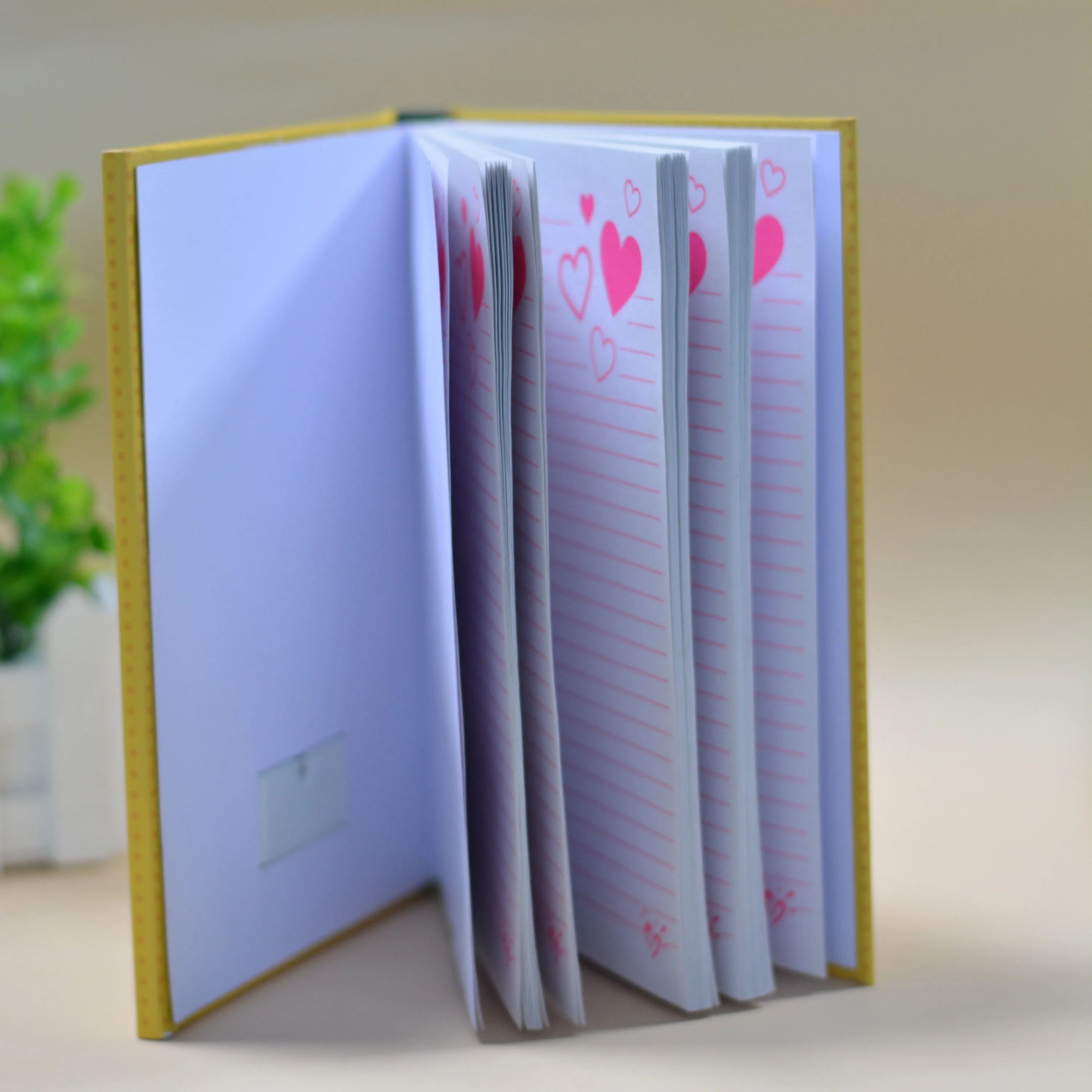 Wholesale School Supplies Mini Cute Notebook A5 customize logo with led lighting and music