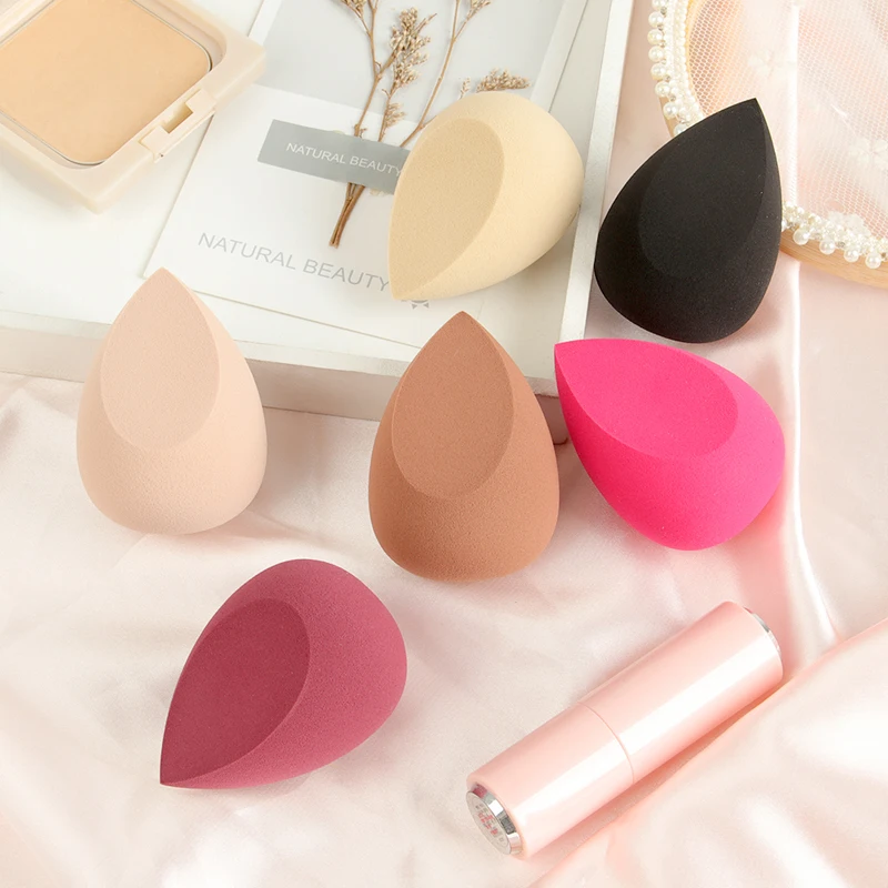 
Amazon Top Seller Non-Latex Free Material Private Label Wholesale Cosmetic Puff Foundation Makeup Sponge Blender 
