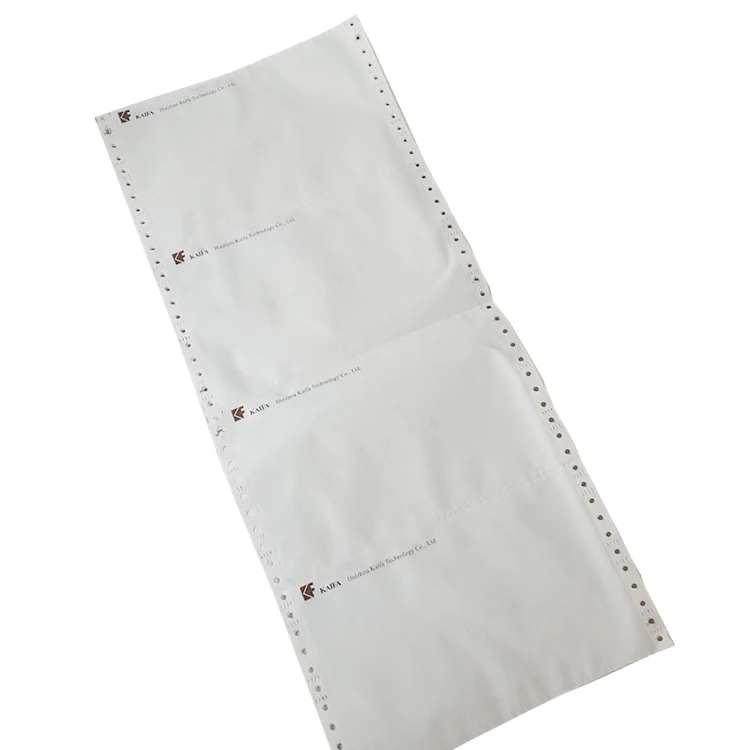 NCR Carbonless Continuous Paper For Personal Confidential Envelope Pin Mailer