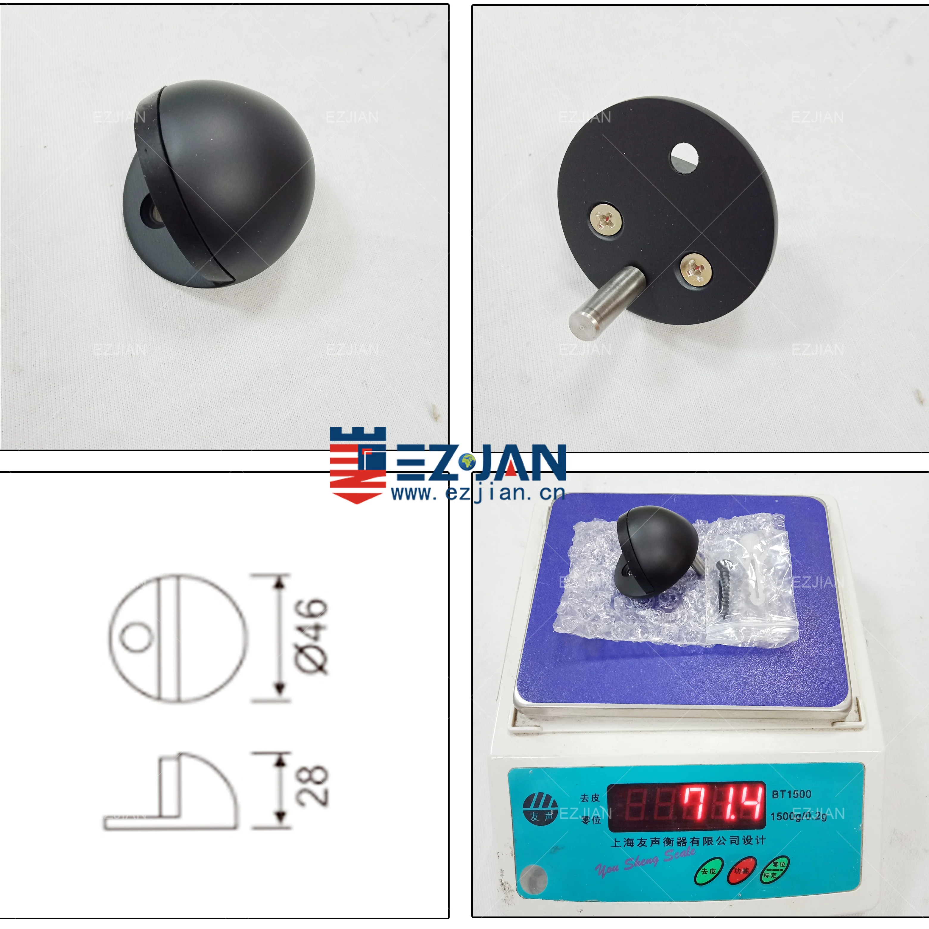 Top quality door stopper for glass door wholesale