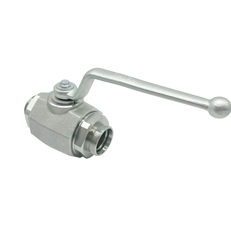 Manufactures KHM-35LR dn32 4500psi price stainless steel hydraulic high pressure ball valves 1 1/4 inch