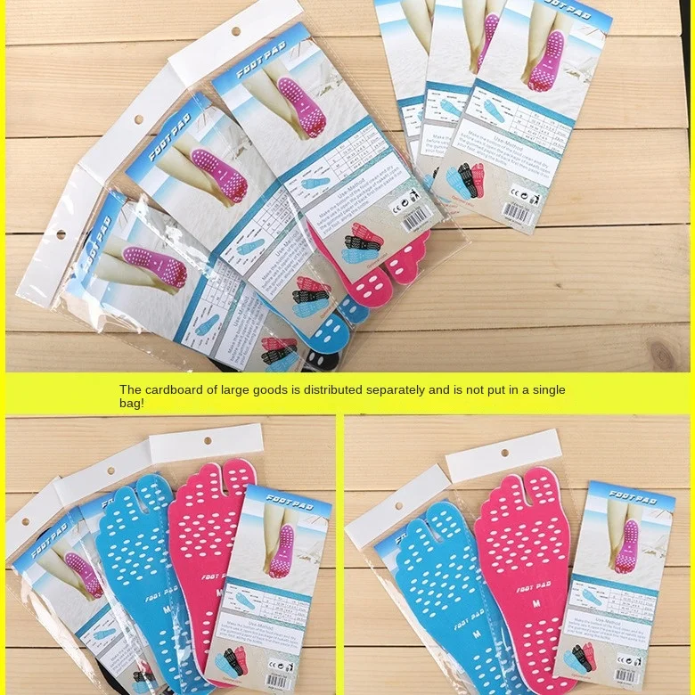 Beach invisible non-slip insole sole sticker summer invisible shoe stickers cut-proof anti-slip heat-proof waterproof foot pads
