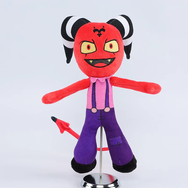 new plush cartoon doll Comic and Animation stuffed plush toys red devil and purple devil