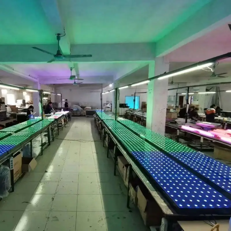 Cheap price interactive floor led video dancing floor dj light for wedding party disco