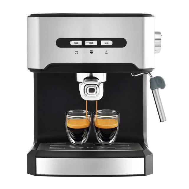 Espr Stainless Steel Coffee Machine  With 1.6 L Water Tank  Make your favorite Espresso, brew Coffee or make lattes