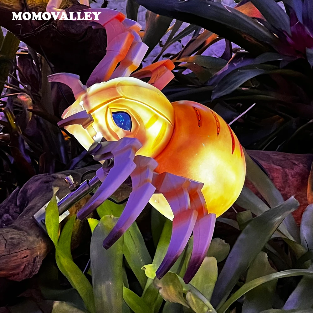 Momovalley festival Красивая Вечеринка дома уличный водонепроницаемый декоративный свет искусственные животные светодиодные 3D мотив Санта-паук огни