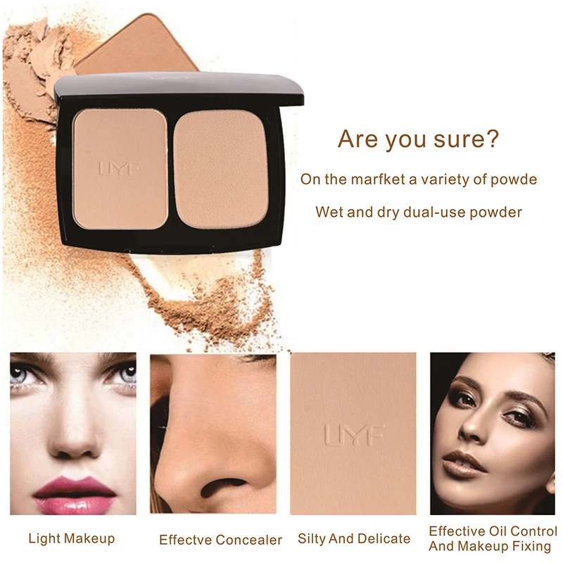 UMF Matte Face Makeup Cosmetic Foundation Base Powder Private Label Pressed Powder