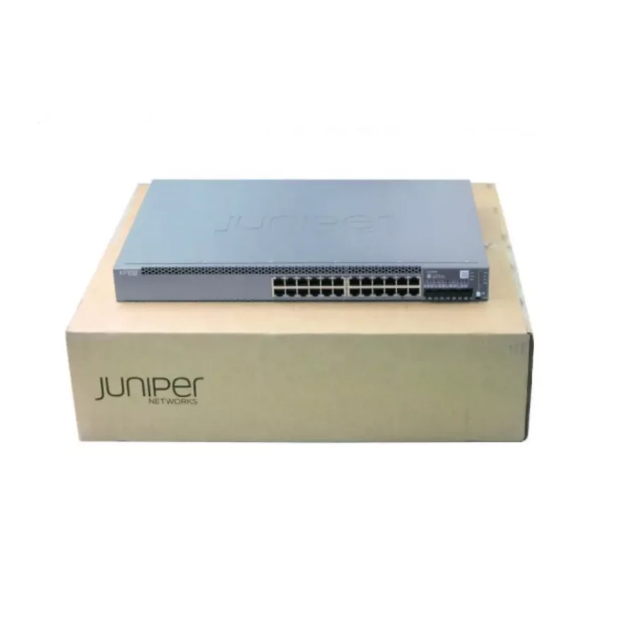 Переключатель EX3400-24P можжевельника EX3400 серии 24 портами PoE + Gigabit Ethernet сетевые коммутаторы Оригинальный