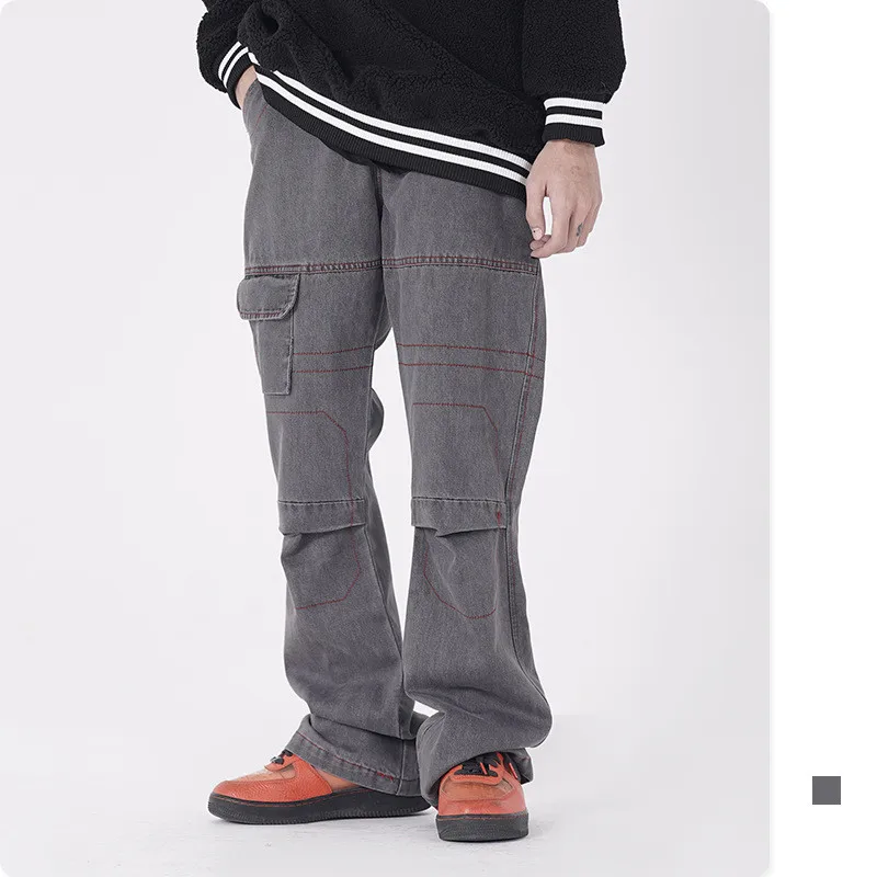 
Ameican cargo manufacturers plus size pants & jeans pocket denim jeans distressed man jeans 