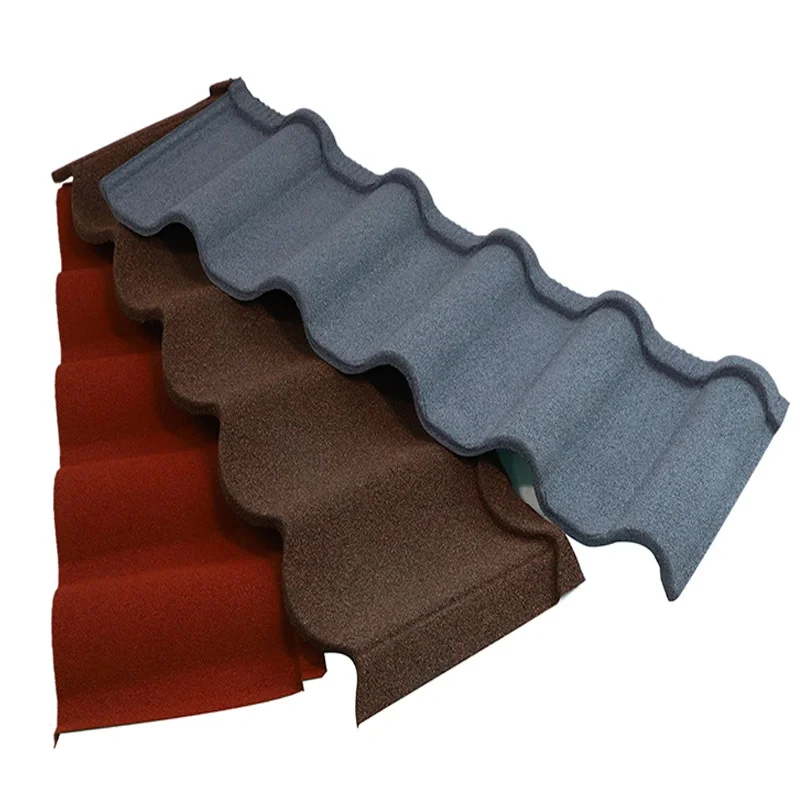 Bond Stone Coated Metal Roof Tile Roman Stone Coated Metal Roof Tile
