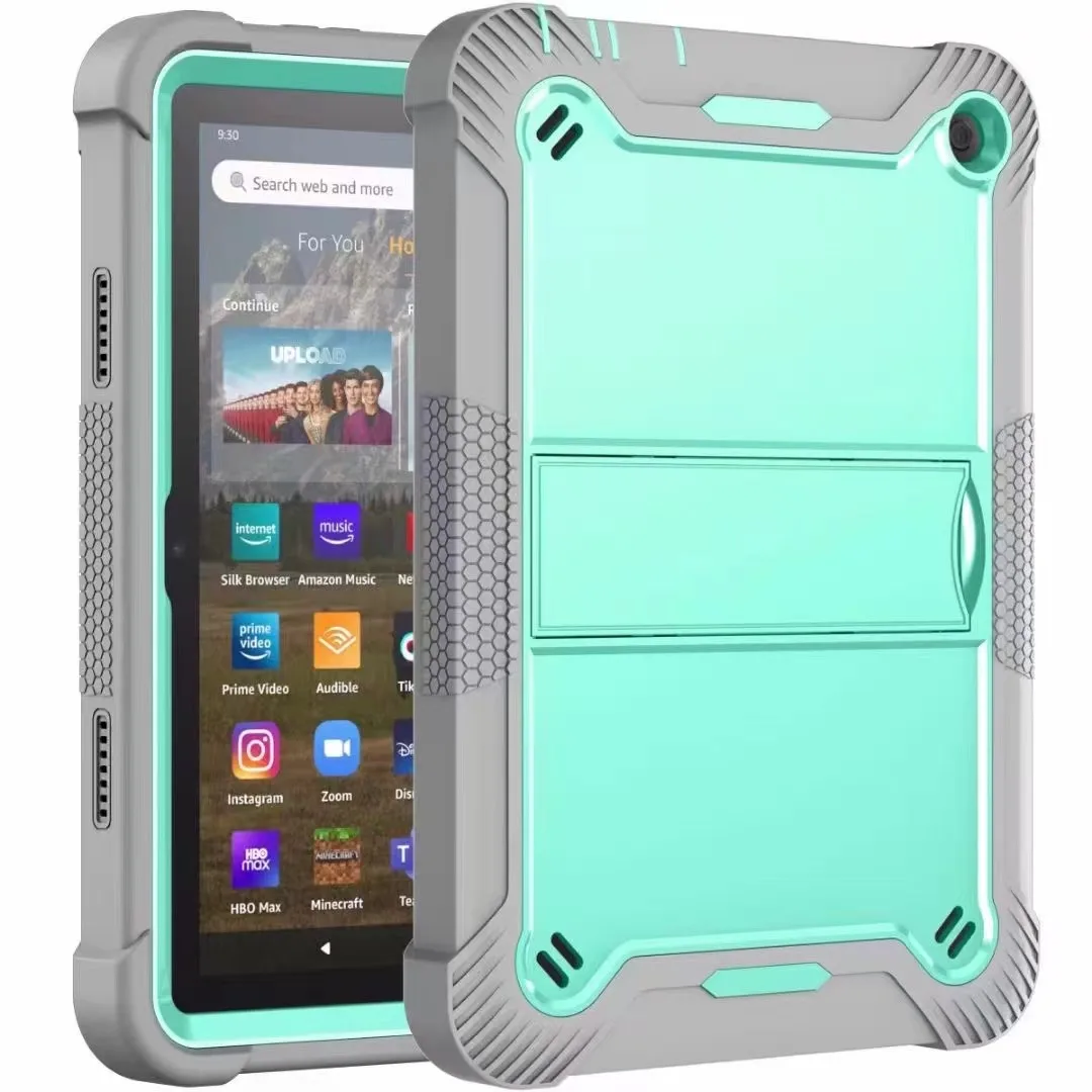 Heavy Duty Silicone Tablet Cases For Motorola Tab G62 10.6 Kids Friendly Shockproof Protective Tablet Covers
