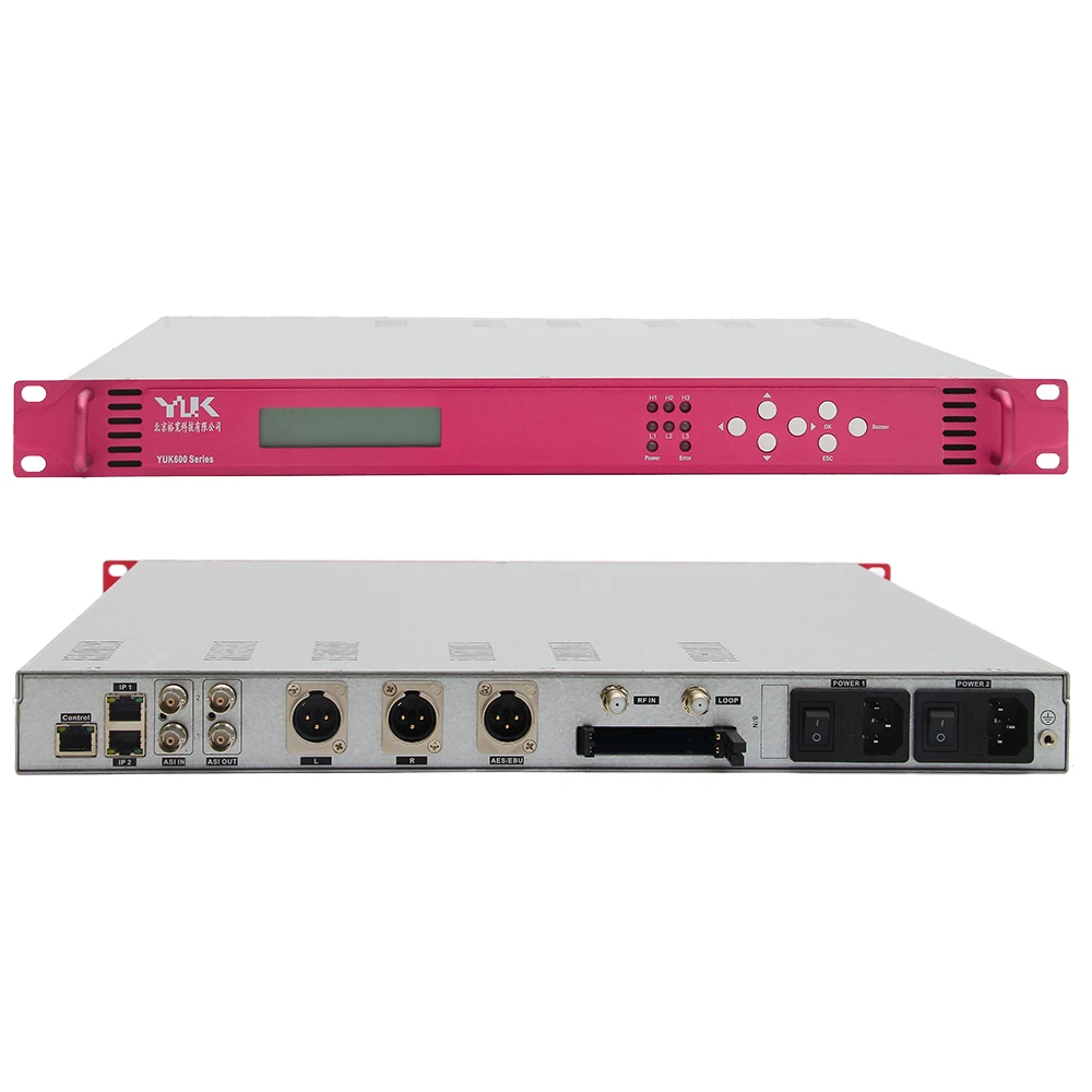 Broadcast Radio Equipment Single Channel Digital & Analog Audio Decoder with IP ASI Input
