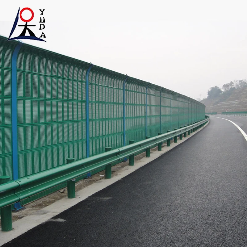 Residential galvanized sound barrier blind panel fences acoustic noise barrier absorbing control sheet wall