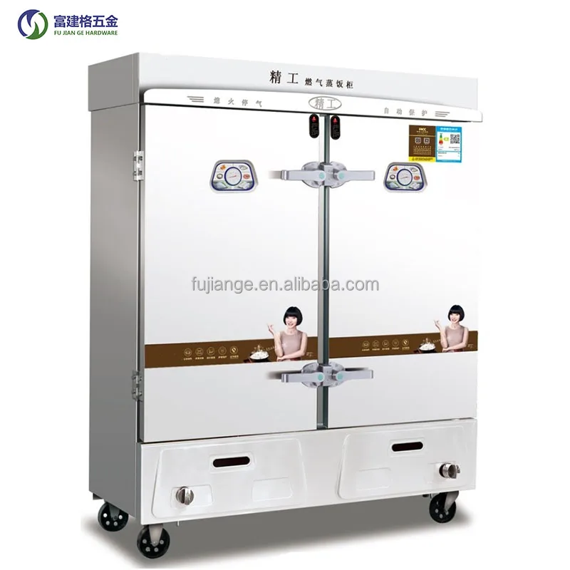 304 Electric Steam Cabinet 24 Layers Steaming Cabinet Canteen Steam Cooking Cabinet Induction Two Doors Hot Selling