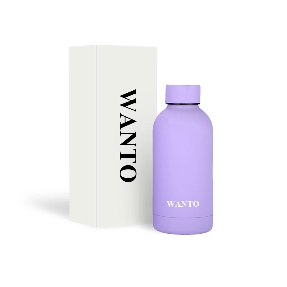 Wanto 350ml 500ml 750ml Stainless Steel Vacuum Insulated Double Walled Flasks & Thermoses