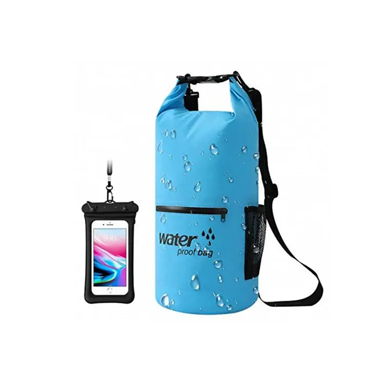 OEM custom print logo 2L 5L 10L 15L 20L hiking swim 500d pvc tarpaulin water proof ocean pack drybag waterproof sack dry bag
