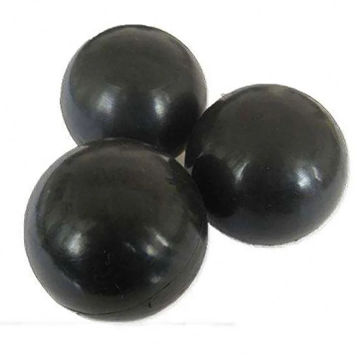 Custom Processing Service Moulding Cutting Nbr Fkm Silicone Epdm High Density Black Hard Rubber Ball