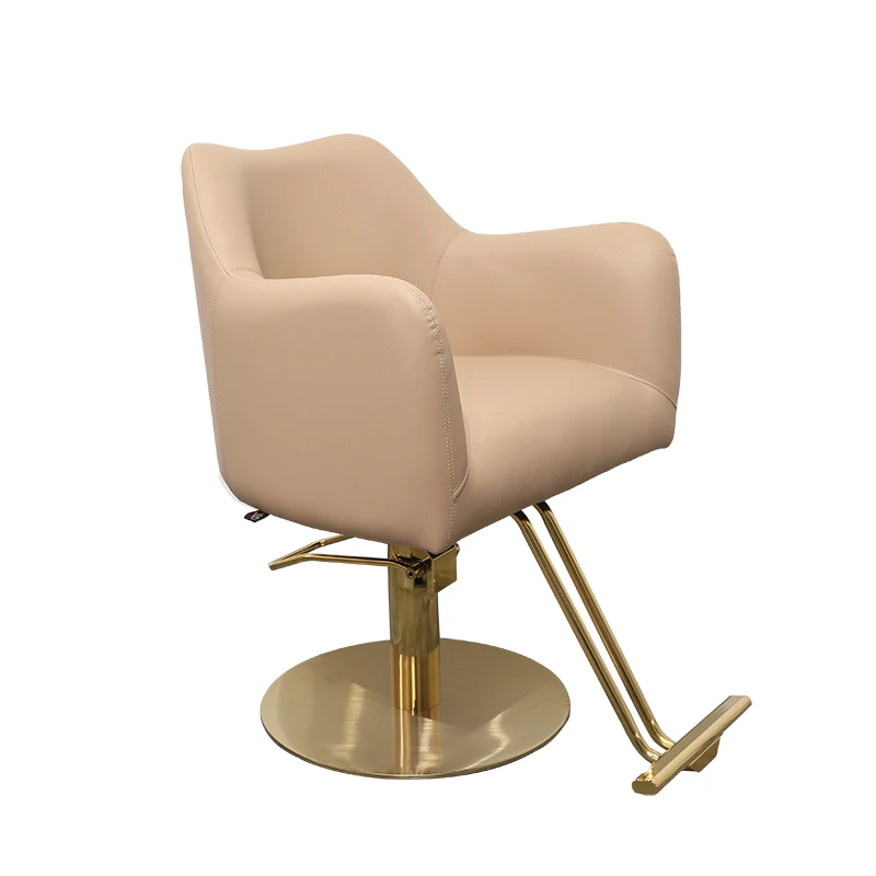 Gold base barber chair beauty salon chair direct manufacturer